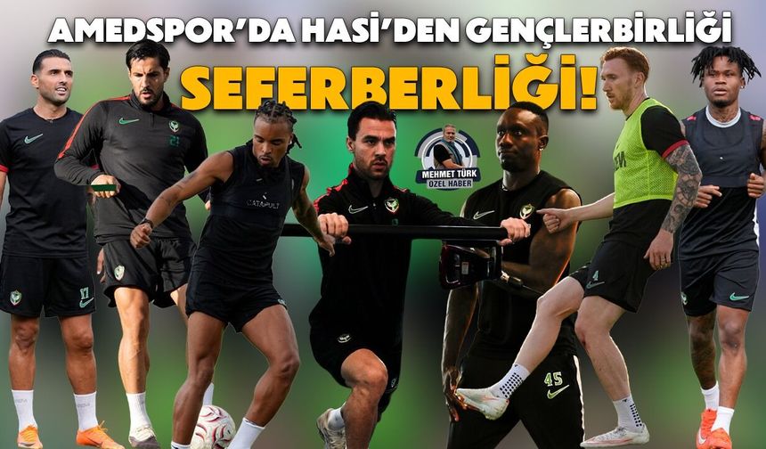 Amedspor’da Hasi’den Gençlerbirliği seferberliği!