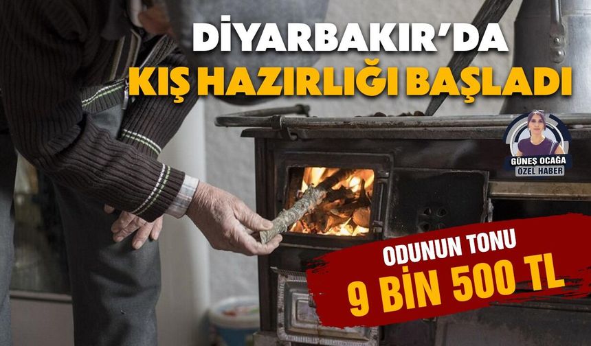 Diyarbakır’da kış hazırlığı başladı:  Odunun tonu 9 bin 500 TL