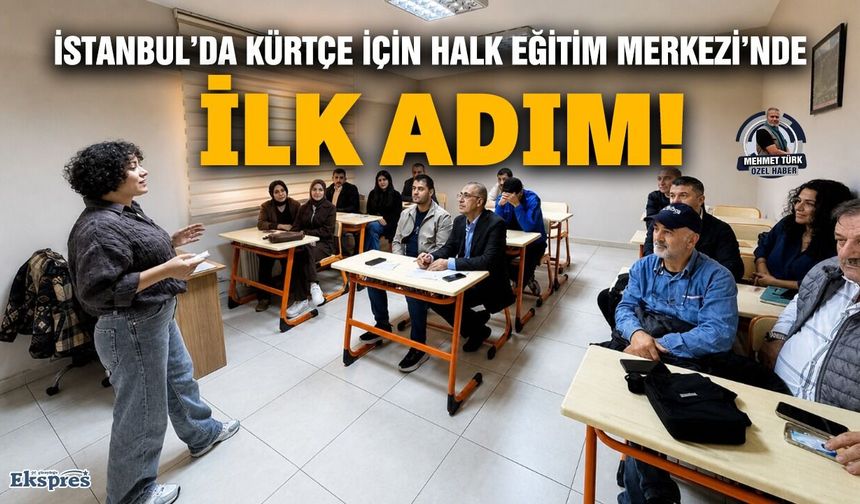 İstanbul’da Kürtçe için Halk Eğitim Merkezi’nde ilk adım