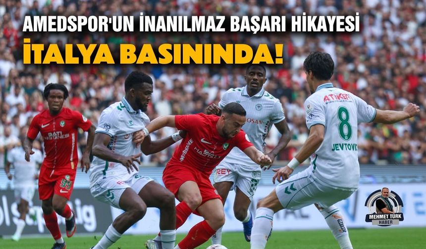 Amedspor'un başarı hikâyesi İtalya basınında