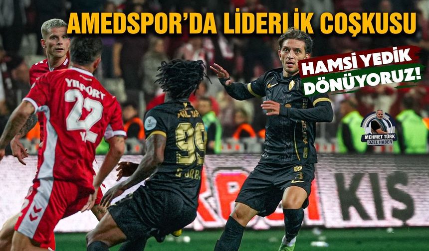 Amedspor’da liderlik coşkusu: Hamsi yedik, dönüyoruz