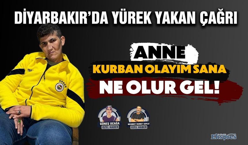 Diyarbakır’da yürek yakan çağrı: Anne, kurban olayım ne olur gel