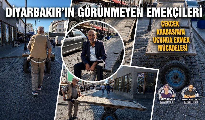 Diyarbakır’ın görünmeyen emekçileri:  Çekçek arabasının ucunda ekmek mücadelesi