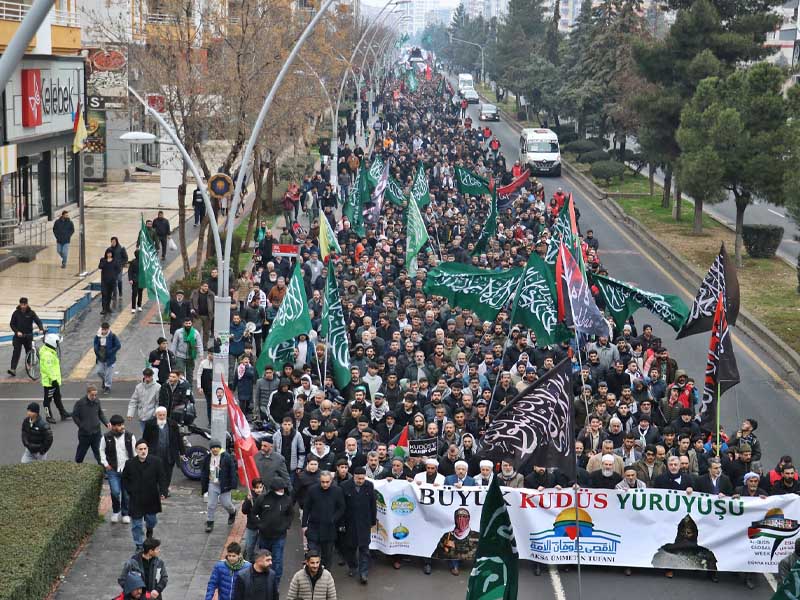 Diyarbakır'da 'Büyük Kudüs Yürüyüşü' Yapıldı4