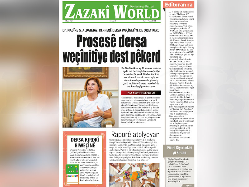 Diyarbakır'da Zazakî World Gazetesi Yayın Hayatına Başladı2