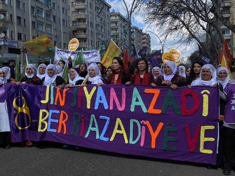Diyarbakır’da Kadınlar 8 Mart Için Alanda3