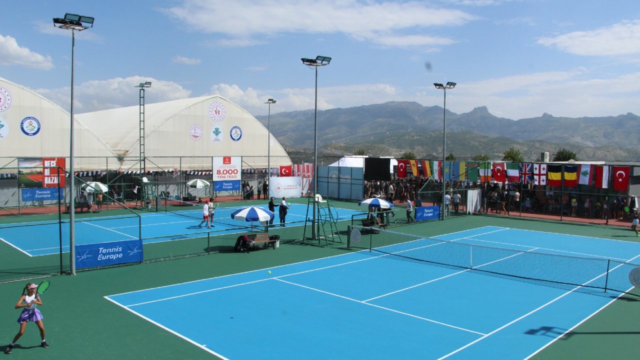 Cudi Dağı Eteklerinde Uluslararası Tenis Turnuvası (1)