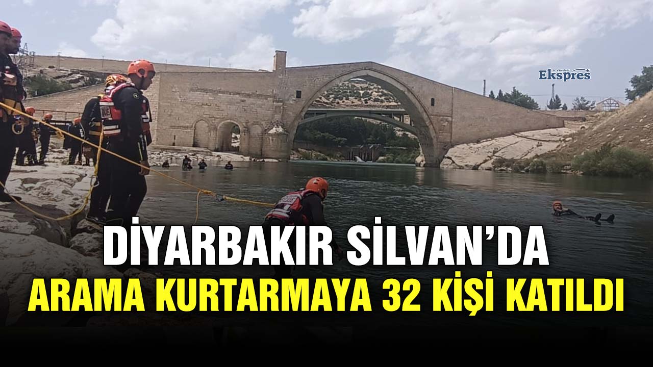 Diyarbakır Silvan’da Arama Kurtarmaya 32 Kişi Katıldı