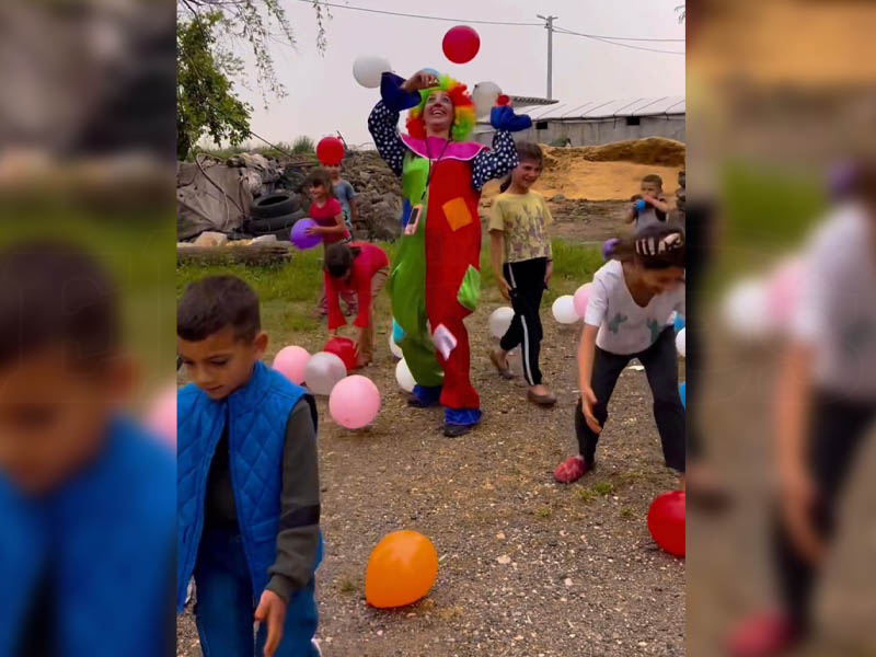 Diyarbakır'da Çocukları Mutlu Eden Bir Kadın Palyaço4