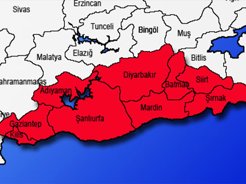 Güneydoğu Anadolu Bölgesi'nin Illeri Hangileridir 1