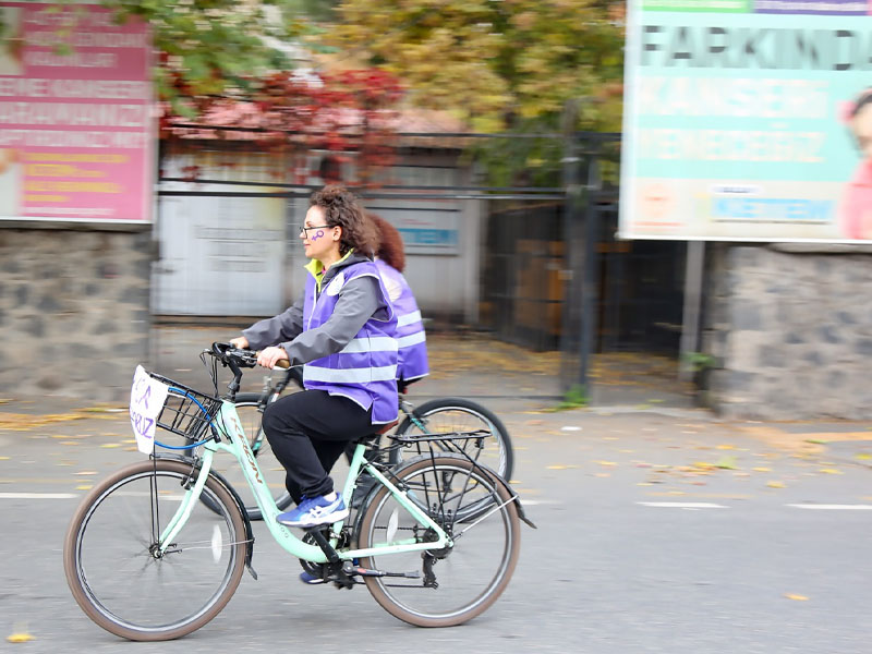 Diyarbakır’da Kadınlar Şiddete Karşı Pedal Çevirdi8