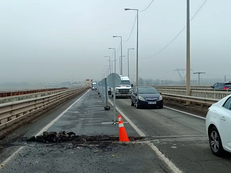 Diyarbakır Silvan Yolu Kaza9