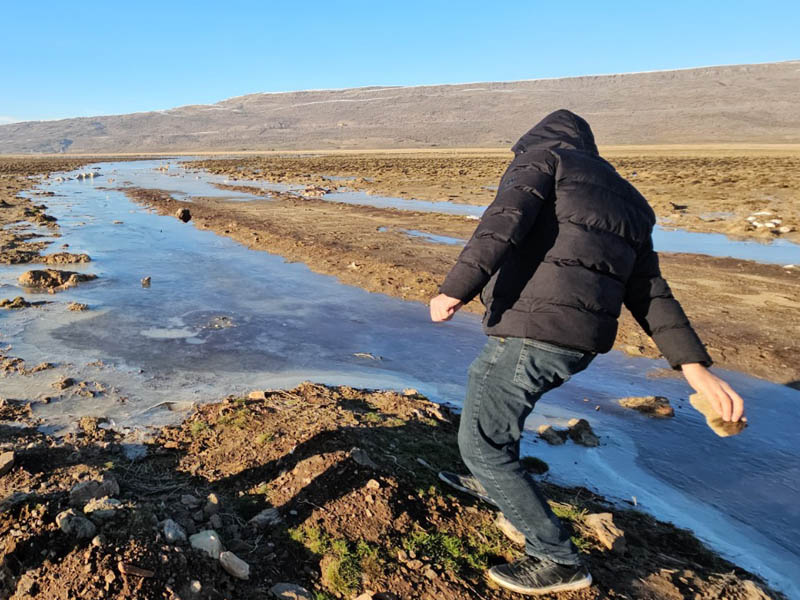 Hava Sıcaklığı Eksi 20 Dereceye Düştü, Göletler Dondu4