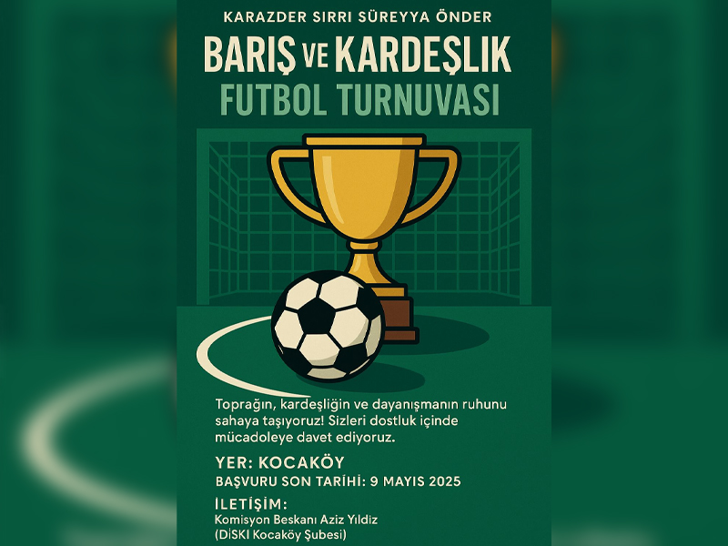 Diyarbakır’da Sırrı Süreyya Önder Anısına Futbol Turnuvası2