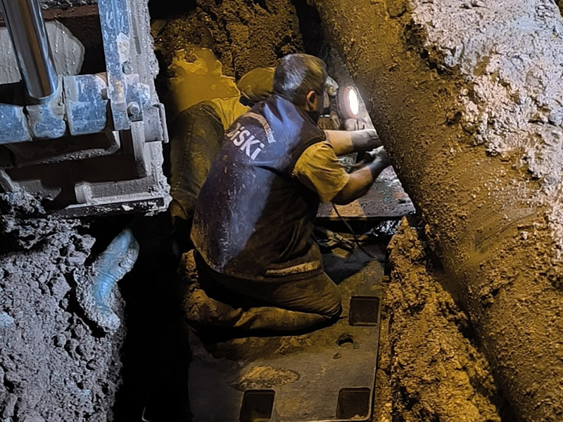 Diyarbakır’da Ekipleri Seferber Eden Arıza2