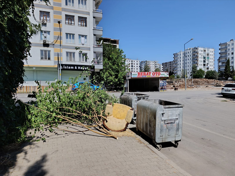 Diyarbakır’da Kavşak Yakınında Tehlike2