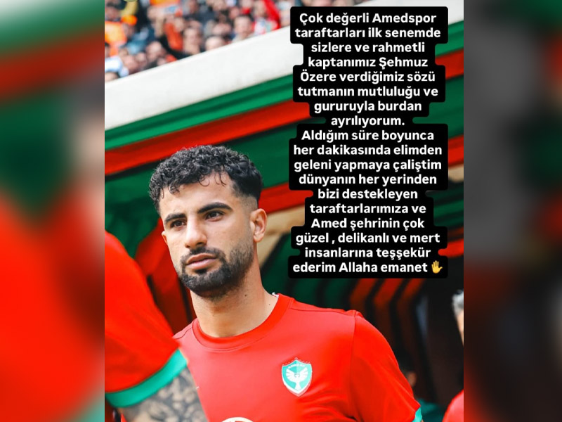 Amedspor'da Yaprak Dökümü! 7 Futbolcu Ile Yollar Ayrıldı2