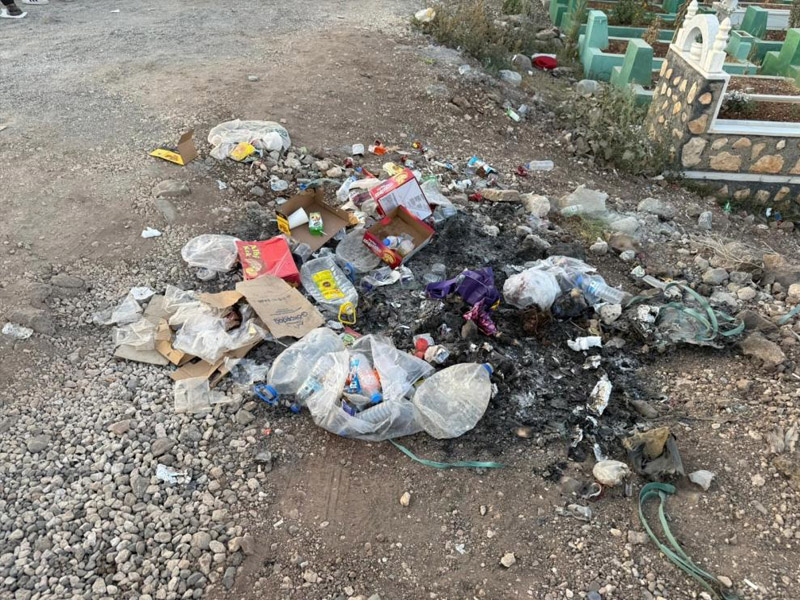 Diyarbakır Yeniköy Mezarlığında Araç Trafiğine Tepki