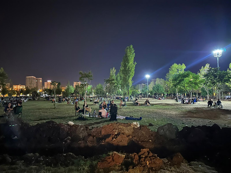 Diyarbakır’da Sıcaklar Terletti, Parklara Akın Ettiler2