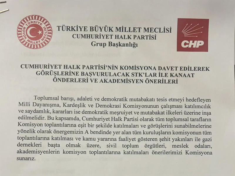 Chp Dernek Ve Vakıf Listesi