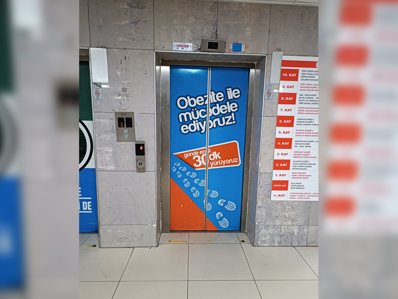 Diyarbakır’da Hastalar Asansörde Mahsur Kaldı2