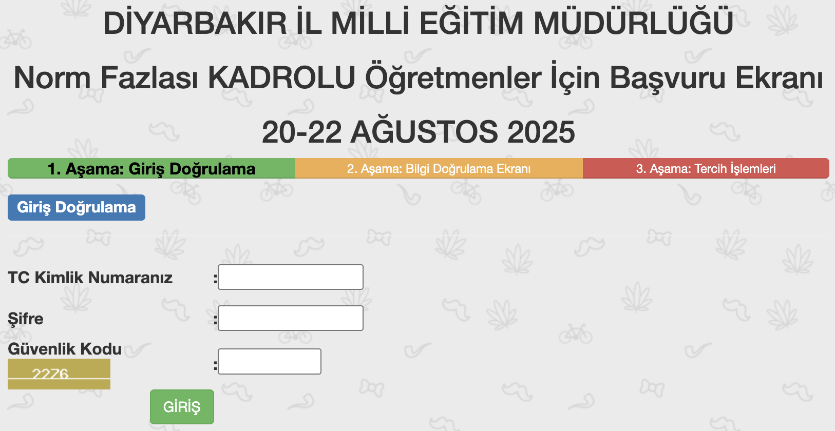 Normbaşvuruekranı