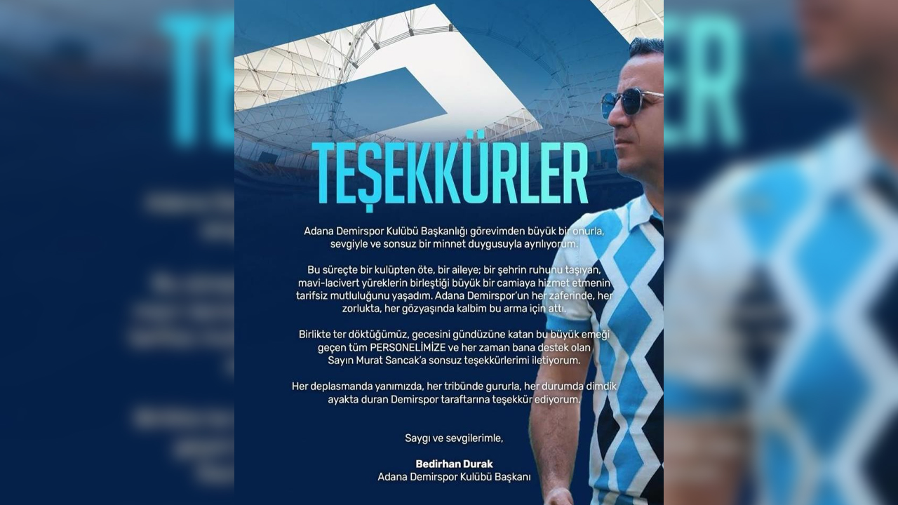 Amedspor'a 8 1 Yenilen Adana Demirspor'da Başkanı Istifa Etti3