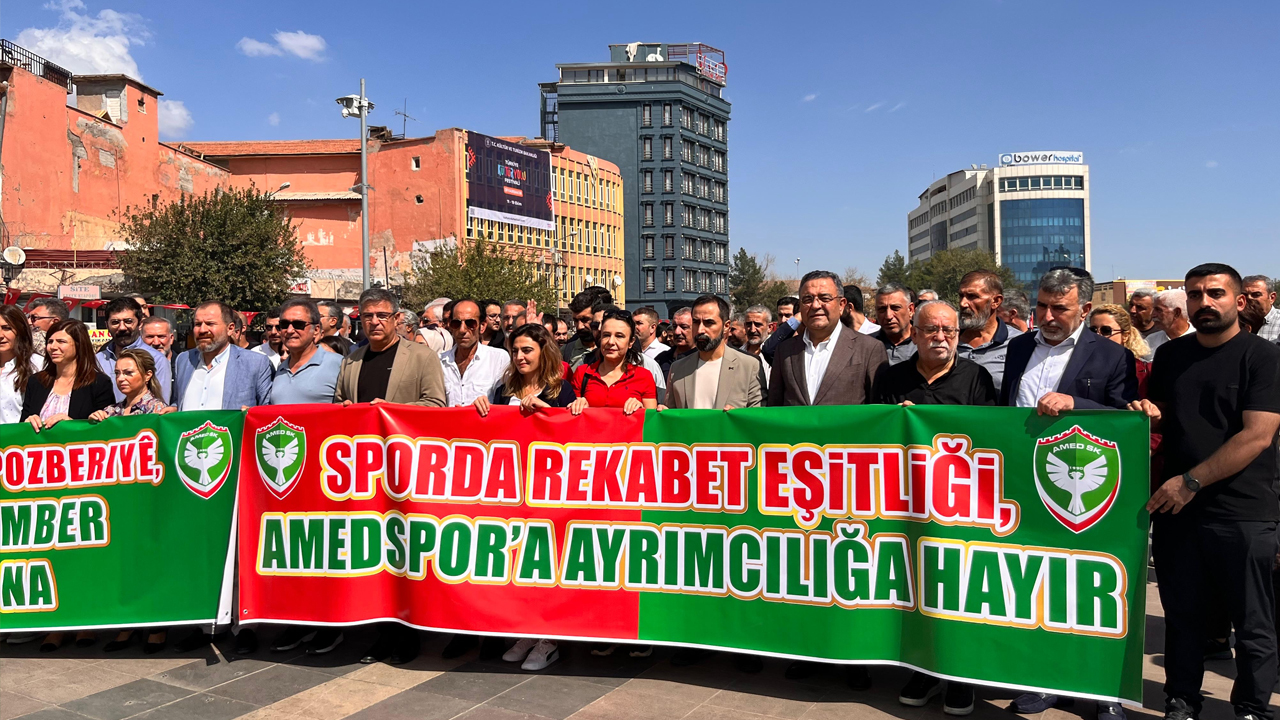 Diyarbakır’da Amedspor’a Ceza Protestosu2