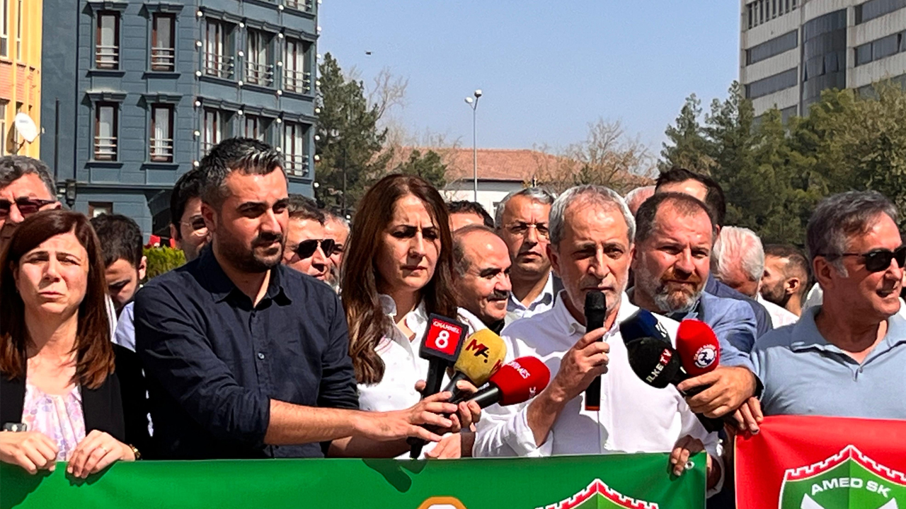 Diyarbakır’da Amedspor’a Ceza Protestosu3