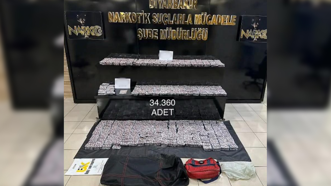 Diyarbakır'da Büyük Uyuşturucu Operasyonu