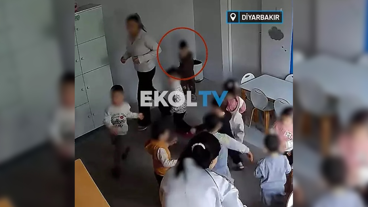 Diyarbakır’da Kreşte Minik Çocuklara Işkence Kamerada!
