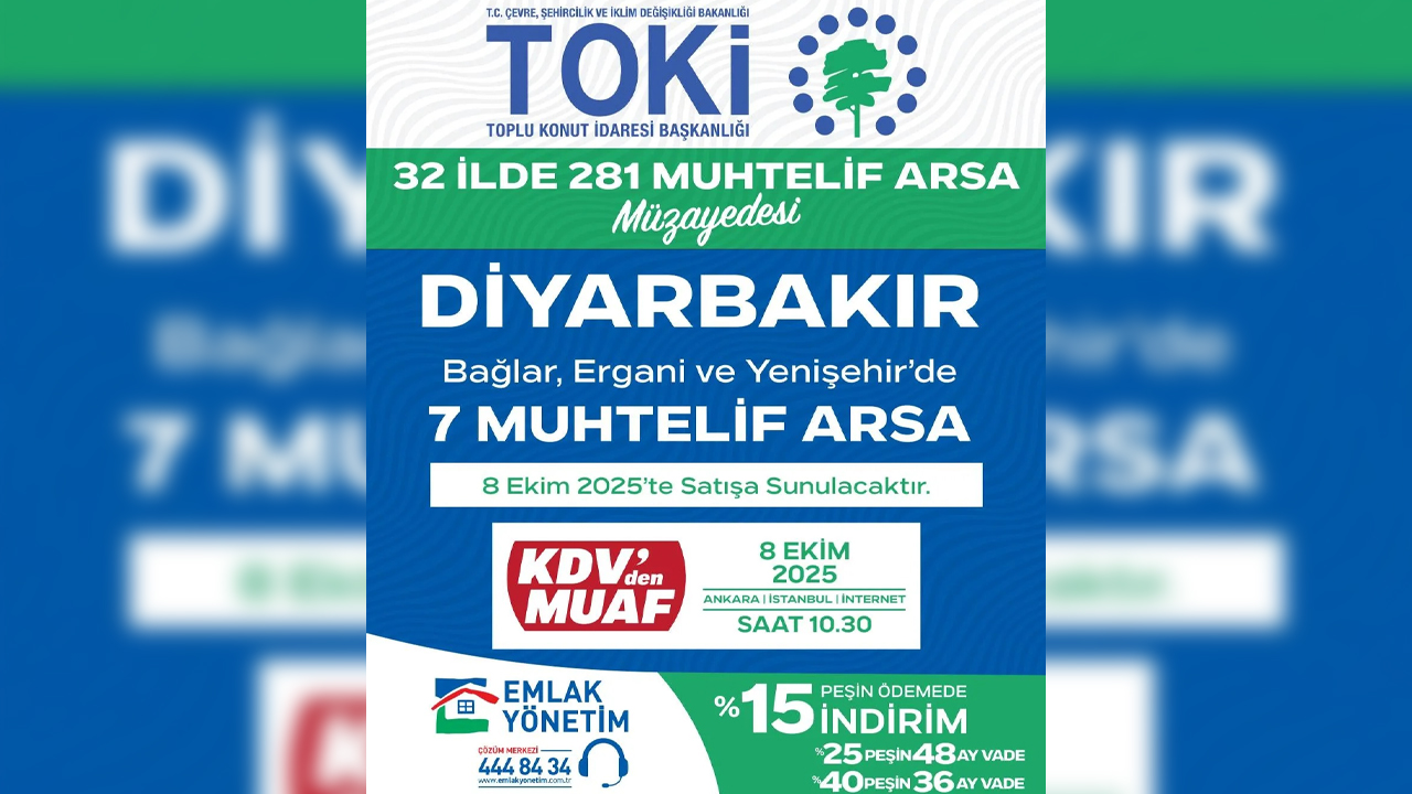 Toki̇, Diyarbakır’da Arsa Ihalesine Çıkıyor2-1