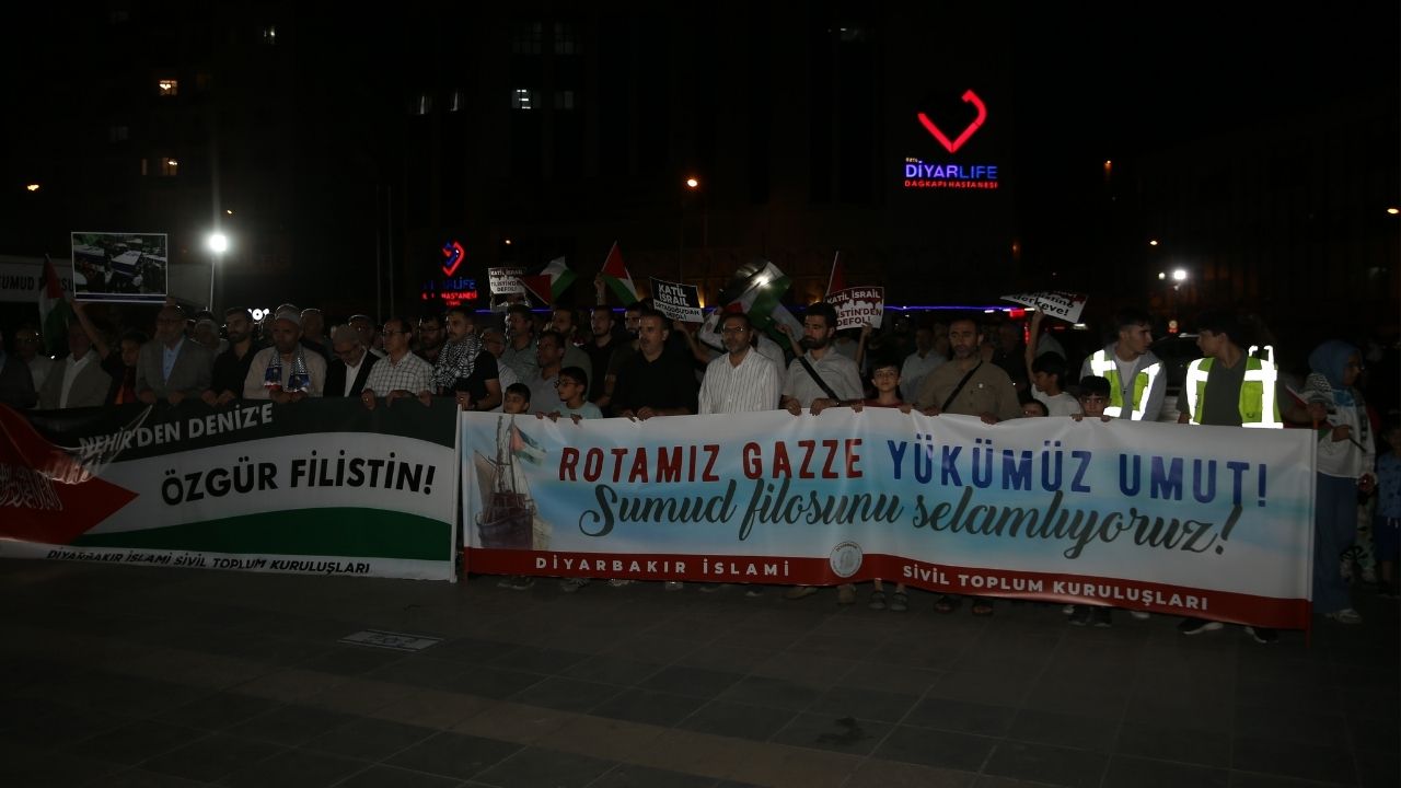Diyarbakir Protesto Israil Gazze
