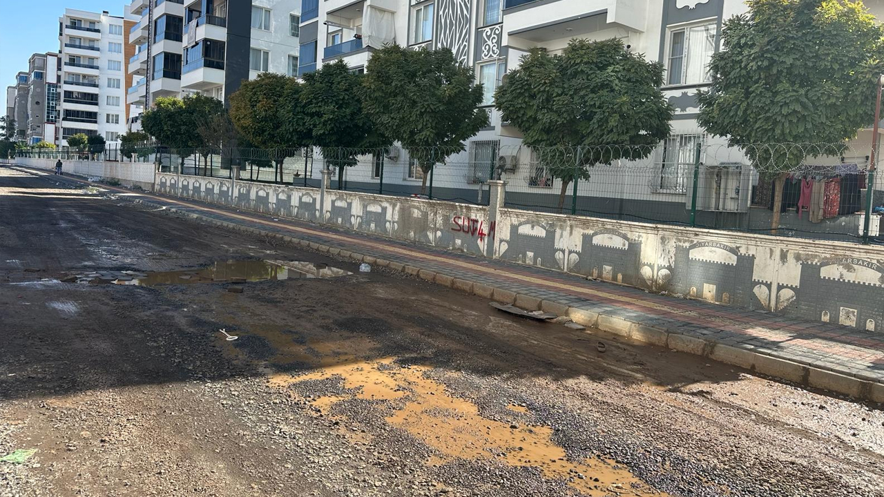 Diyarbakır’da Bozuk Yollar Vatandaşı Çileden Çıkardı5