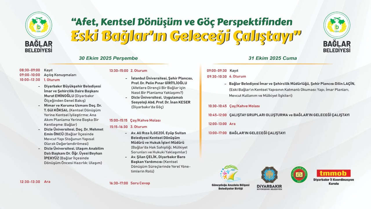 Diyarbakır’da Eski Bağlar’ın Geleceği Masaya Yatırılacak1