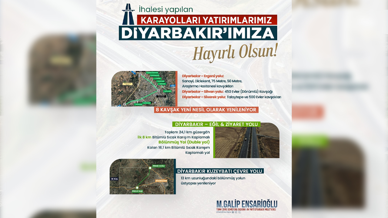 Diyarbakır’ın Trafik Sorunu Çözülüyor. Müjdeyi Ensarioğlu Verdi3