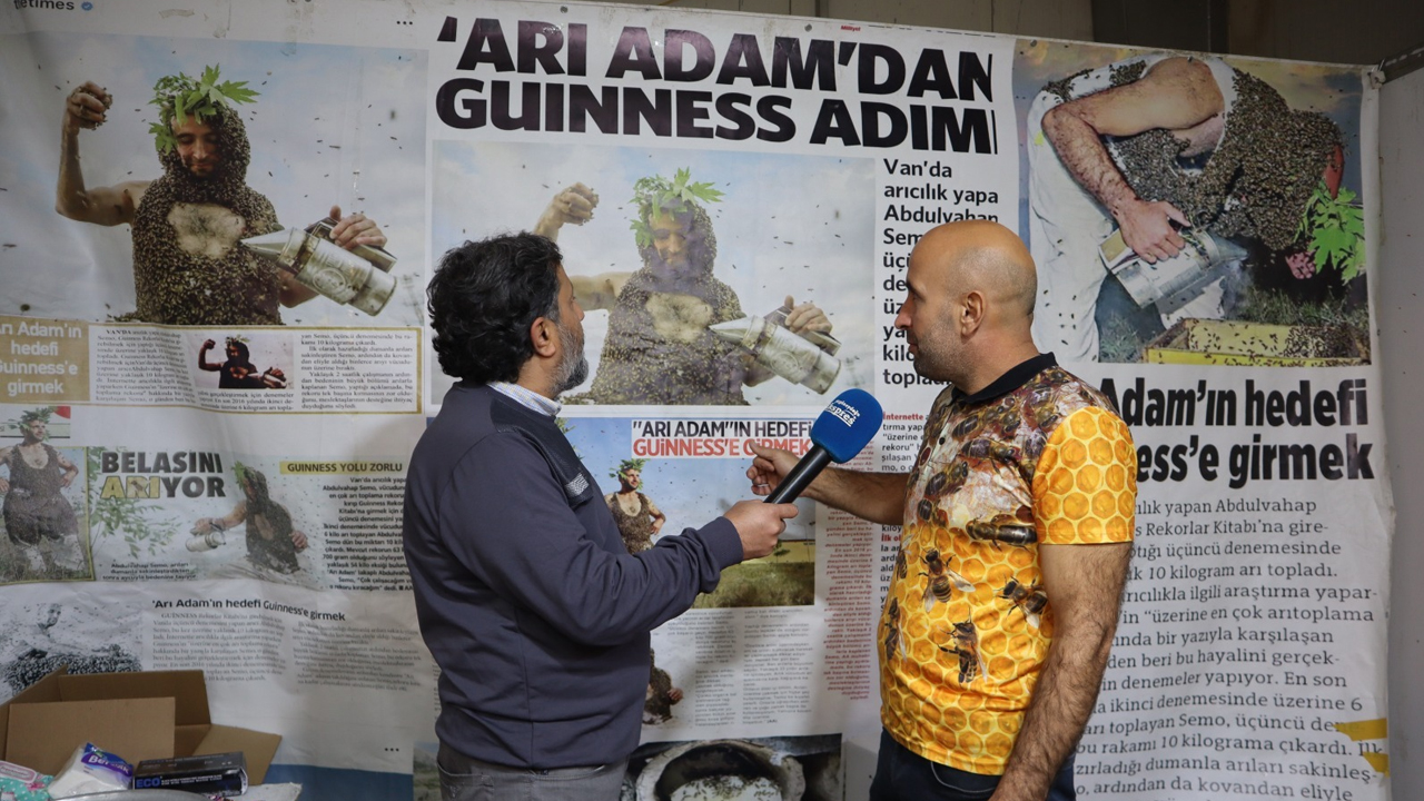 ‘Arı Adam’ Diyarbakır’daki Fuarda Yerini Aldı2