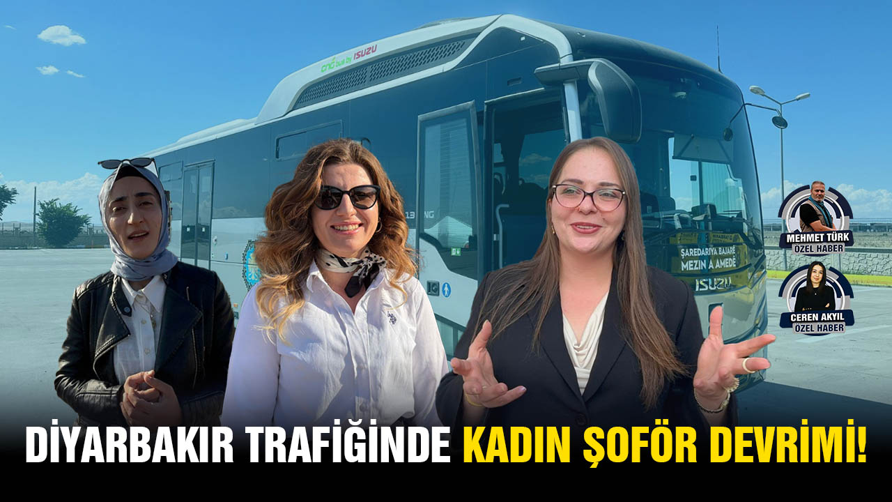 Diyarbakır Trafiğinde Kadın Şoför Devrimi!