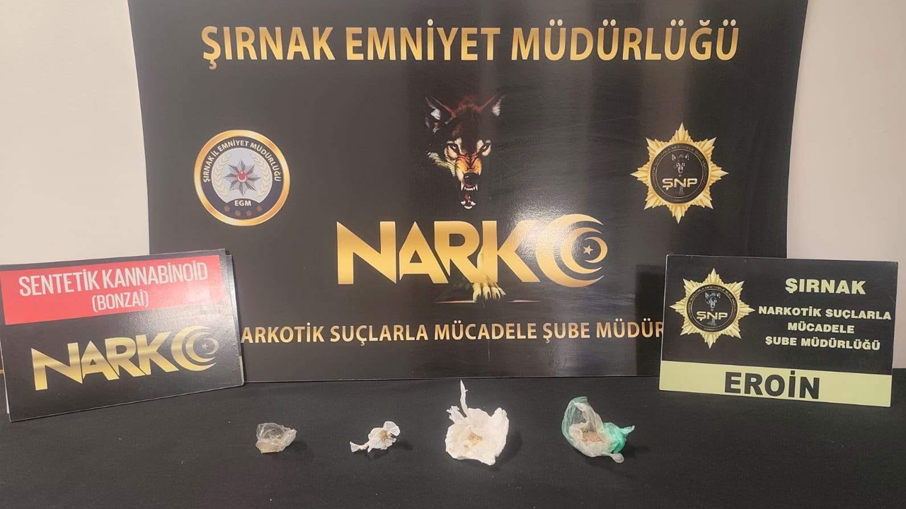 Şırnak'ta Uyuşturucu Operasyonu