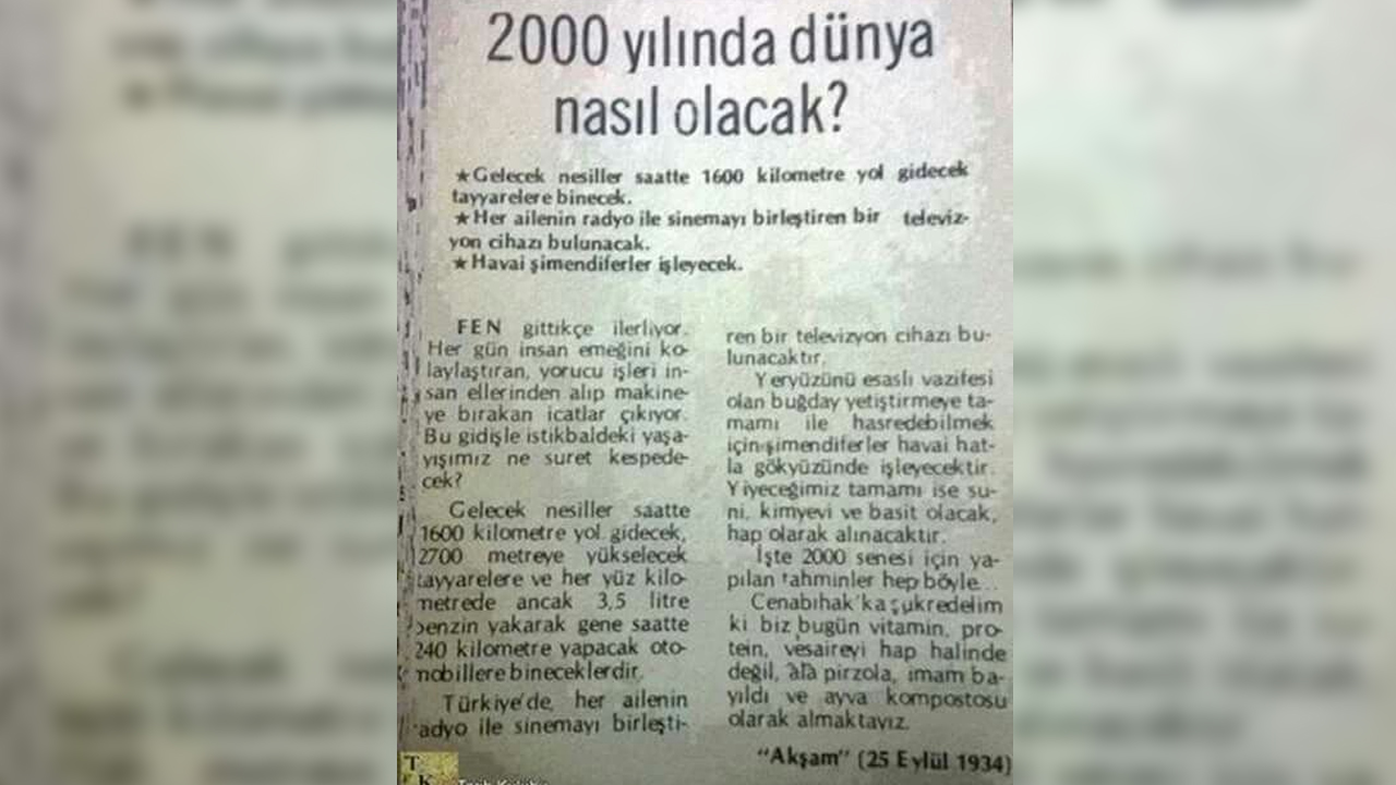 92 Yıl Önce Bugünü Nasıl Hayal Ettiler2