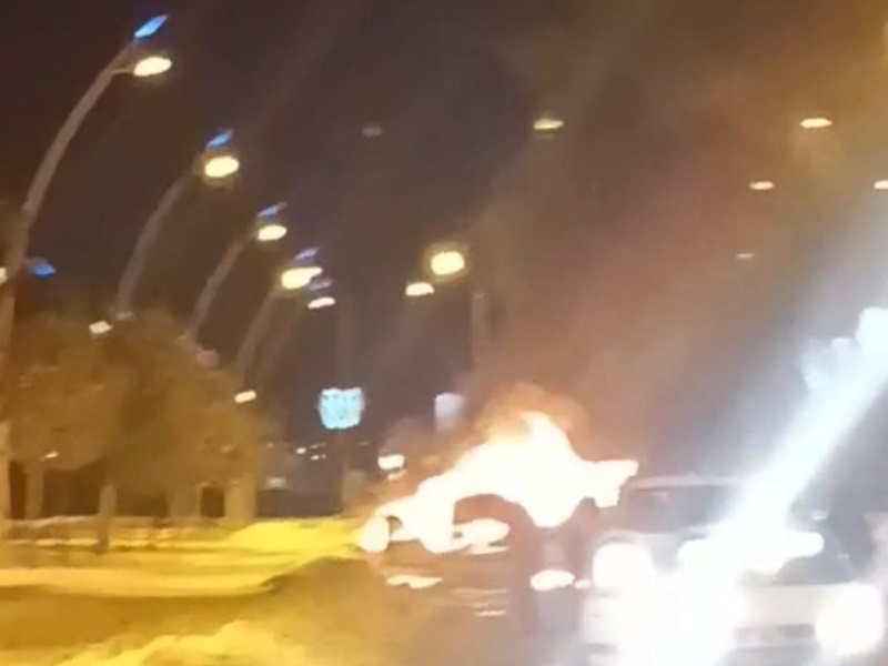 Diyarbakir Arac Yangin