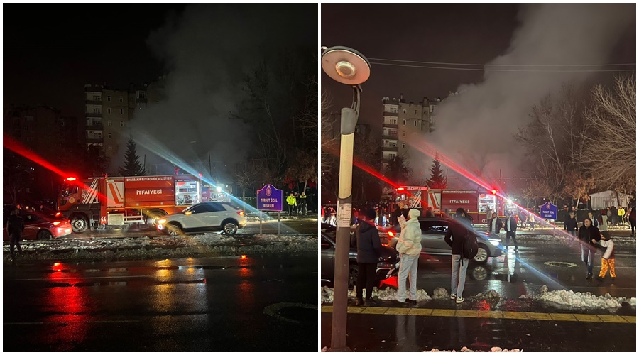 Diyarbakir Kafe Yangin