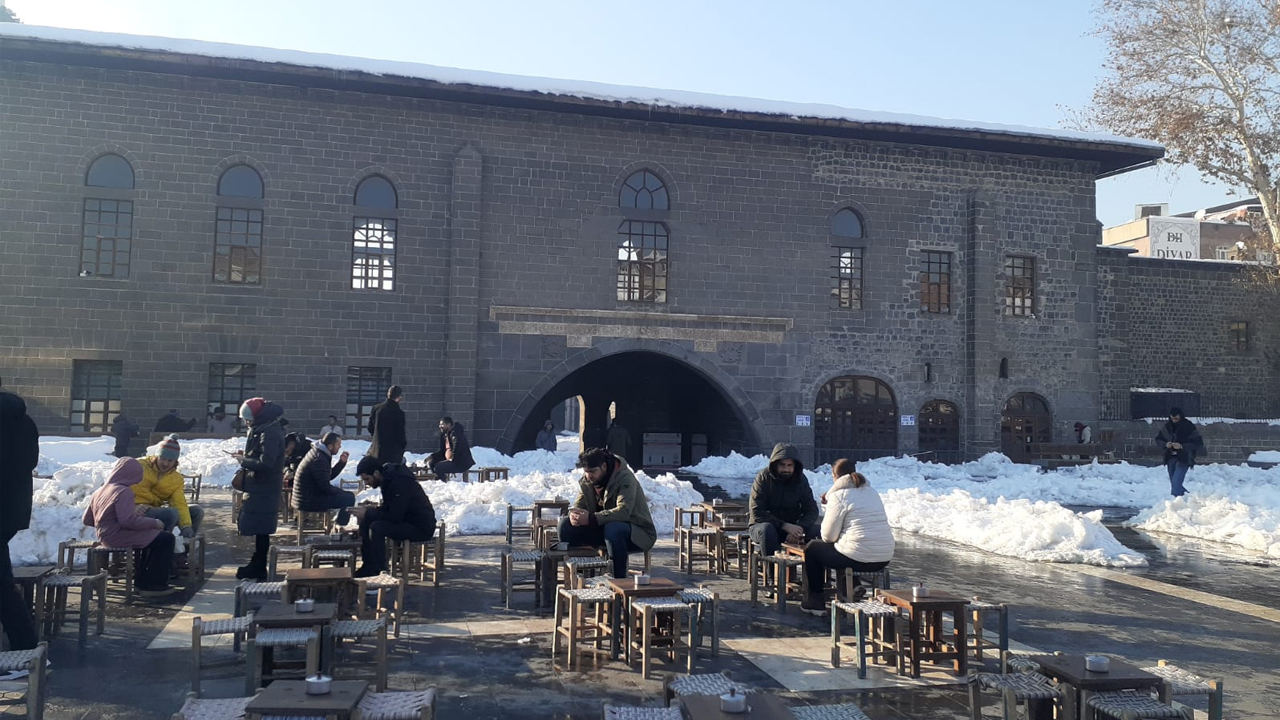 Diyarbakır'a Kar Yağdı, Olay Oldu3