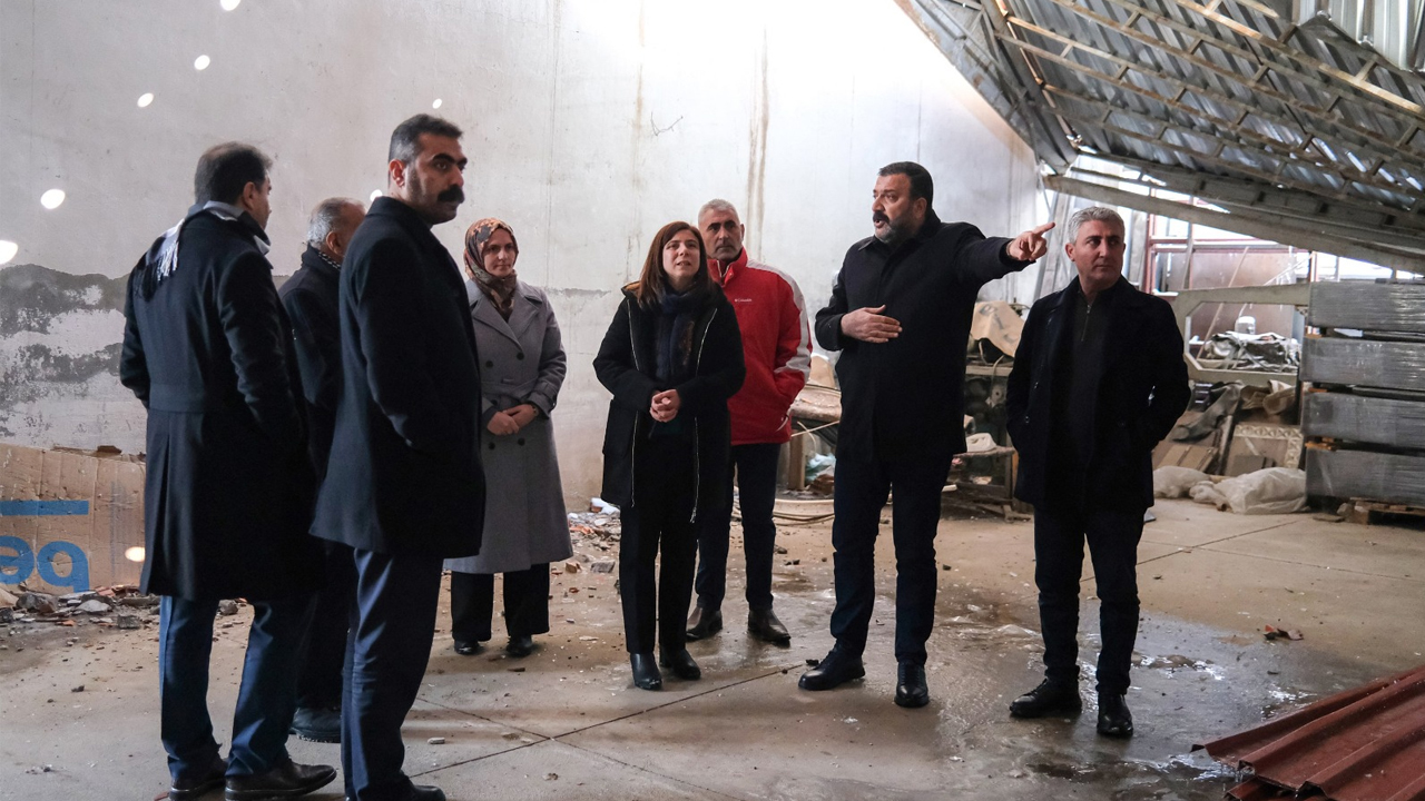 Diyarbakır’da Kar Yağışından Zarar Gören Osb’ye Dayanışma Ziyareti1