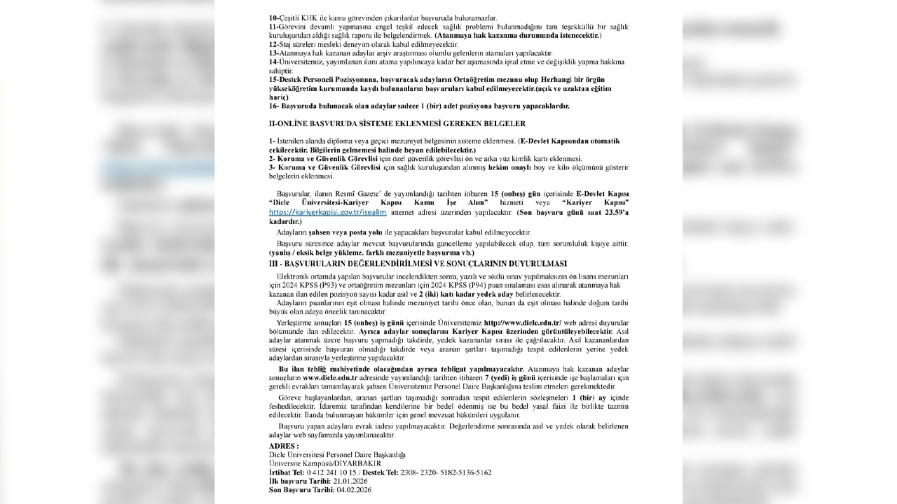 Diyarbakır’da Üniversiteden Dikkat Çeken Koruma Alımı3