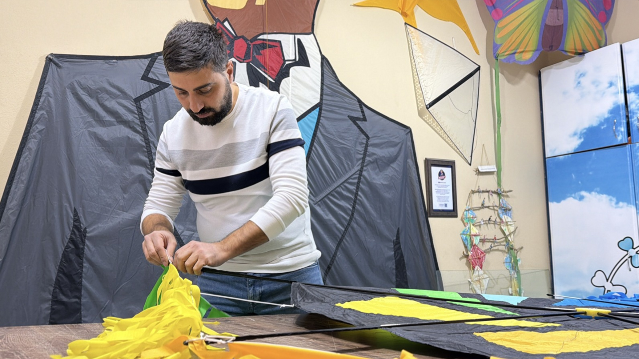 Mardinli Uçurtma Ustasından, Katar Festivali Hazırlığı