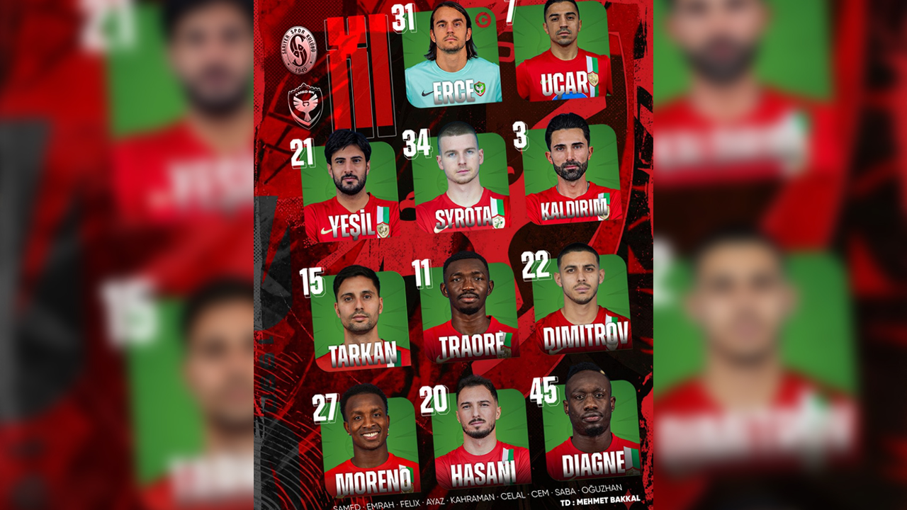 Amedspor’un Ilk 11’I Açıklandı1