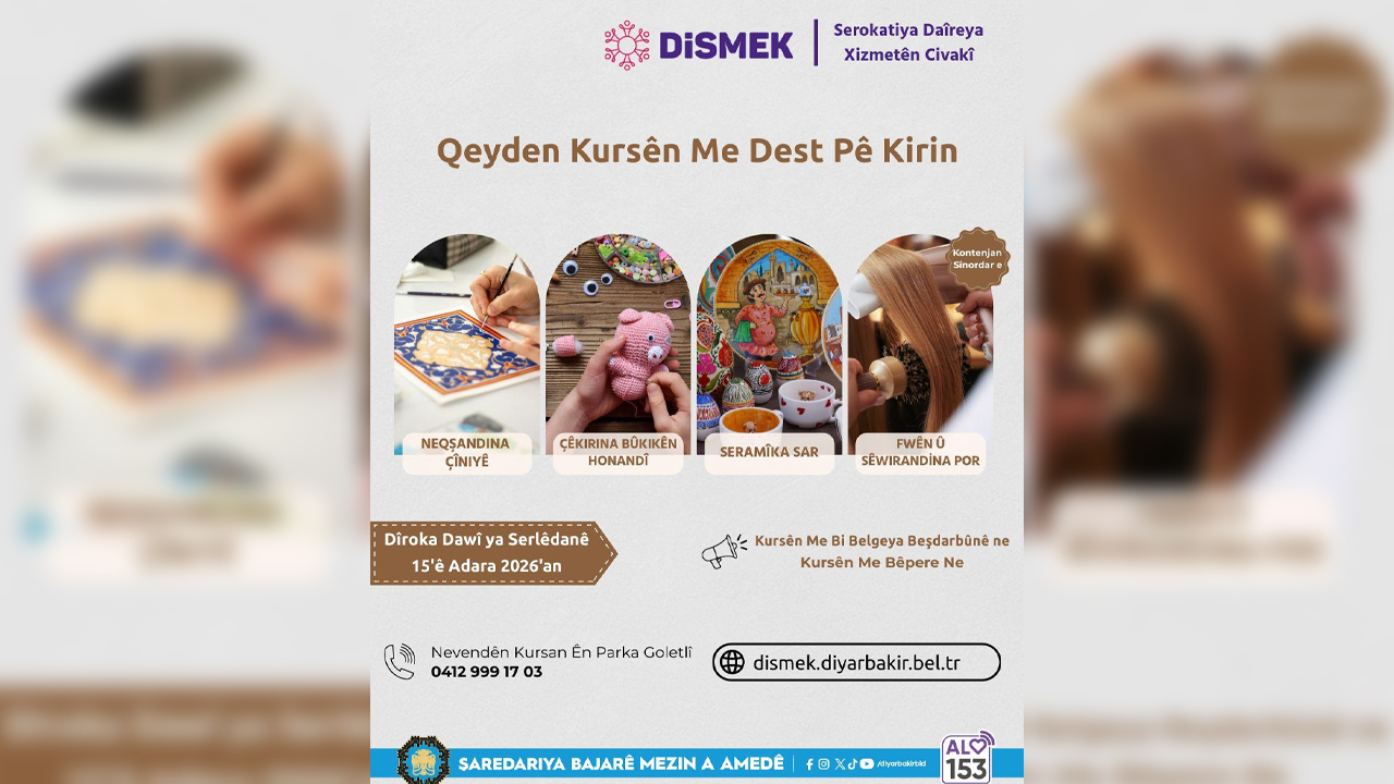 Di̇smek’te 4 Yeni Kurs Açılacak1