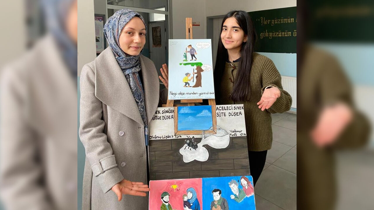 Diyarbakır’da Atasözleri Tuvale Yansıtıldı