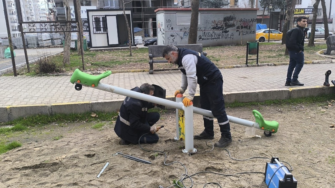 Diyarbakır’da Oyun Parkları Onarılıyor1